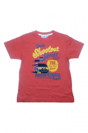 Tricouri baieti - Tricou cu maneca scurta pentru baieti Wendee DY101294-1R-116, Rosu