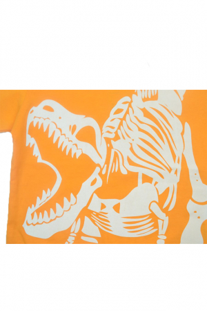 Tricou cu maneca scurta pentru baieti Wendee DY101332-1-122, Portocaliu [2]