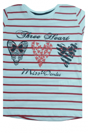 Tricou cu maneca scurta pentru fete Wendee BV10500363-1-98, Multicolor [1]