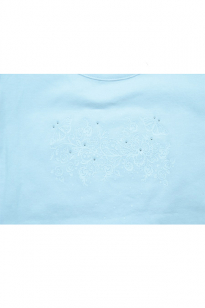 Tricou cu maneca scurta pentru fete Atut 5340-110, Alb [1]
