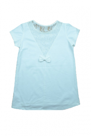 Tricou cu maneca scurta pentru fete Atut 5403-128, Alb [2]