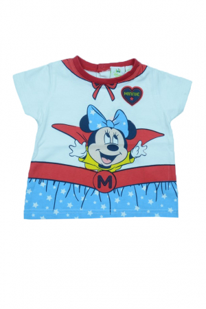 Tricouri fete - Tricou cu maneca scurta pentru fete Disney Minnie Mouse OE0101M, Multicolor