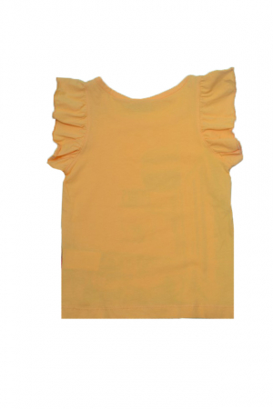 Tricou cu maneca scurta pentru fete Wendee BV BV 10500323-2-128, Portocaliu [1]