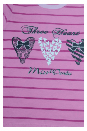 Tricou cu maneca scurta pentru fete Wendee BV 10500363-1-110, Roz [2]