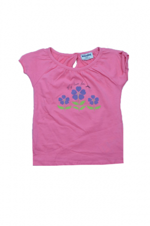 Tricouri fete - Tricou cu maneca scurta pentru fete Wendee BV10500464, Roz