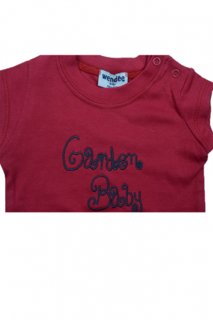 Tricou cu maneca scurta pentru fete Wendee BV10500475R, Rosu [1]