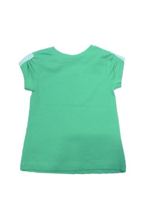Tricou cu maneca scurta pentru fete Wendee DY102145-1-116, Verde [1]