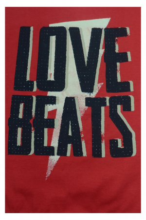 Tricou cu maneca scurta pentru fete Wendee DY102152-2-128, Rosu [2]