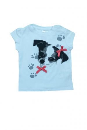 Tricouri fete - Tricou cu maneca scurta pentru fete Wendee DY102192A, Alb