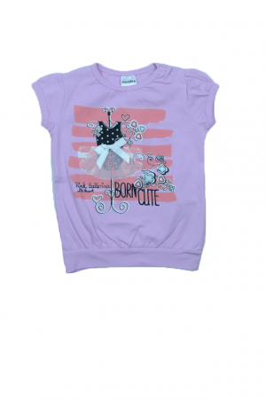 Tricouri fete - Tricou cu maneca scurta pentru fete Wendee OZ102410-0, Mov