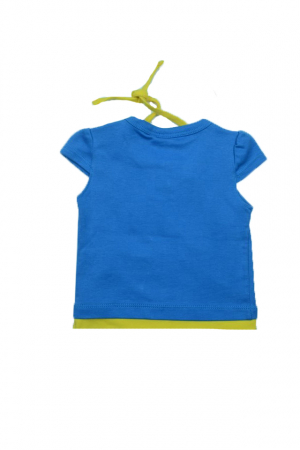 Tricou cu maneca scurta pentru fete Wenice AL105777, Albastru [2]