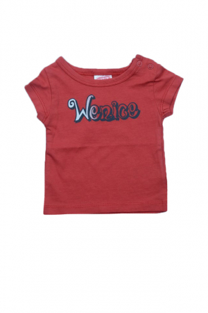 Tricouri fete - Tricou cu maneca scurta pentru fete Wenice BL06200002-0, Rosu