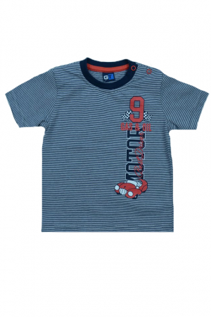 Tricouri baieti - Tricou cu maneca scurta pentru baieti GT GT-5032G, Gri