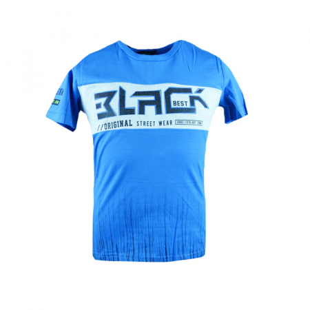 Tricouri baieti - Tricou cu maneca scurta pentru baieti Happy House HB-8171-128-cm, Albastru