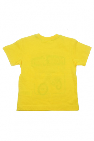 Tricou cu maneca scurta pentru baieti Wendee DY DY 101287-1G-98, Galben [2]