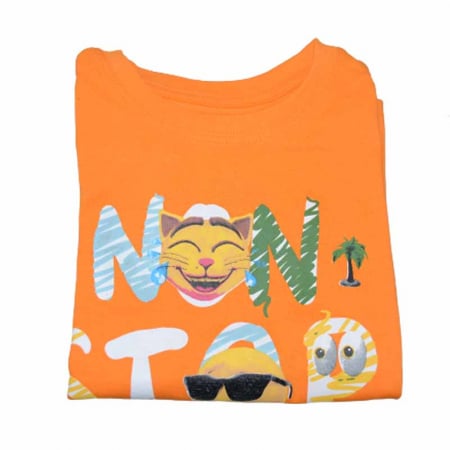 Tricou pentru baieti Mini Junior NWM1, Portocaliu [2]