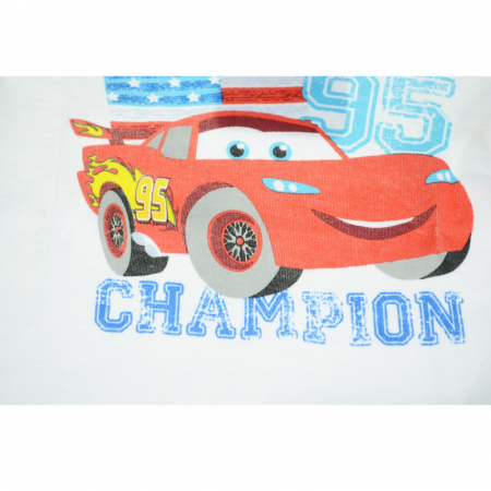 Tricou pentru baieti E Plus M Cars DISC5102687, Alb [2]