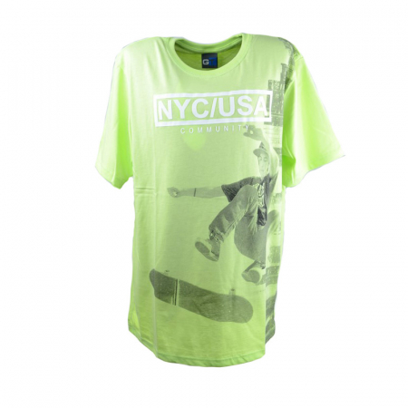 Tricouri baieti - Tricou pentru baieti GT 6761-158-cm, Verde