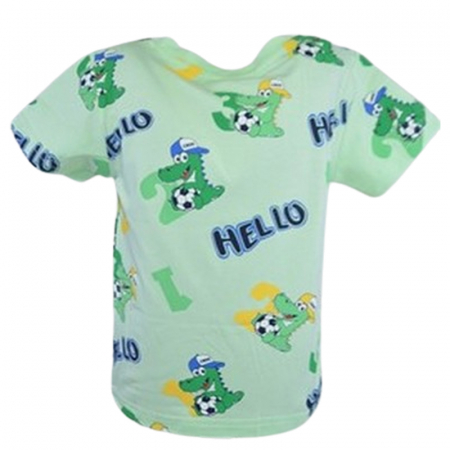 Tricou pentru baieti Happy House HH-0606-5, Verde [1]