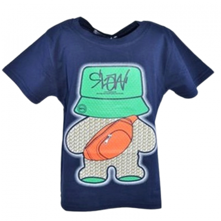 Tricouri baieti - Tricou pentru baieti Happy House HH-0606-6, Bleumarin