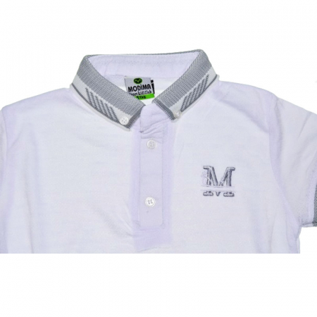 Tricou pentru baieti Modima MOD2316, Alb [2]