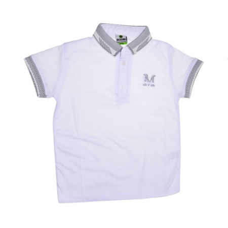 Tricouri baieti - Tricou pentru baieti Modima MOD2316, Alb