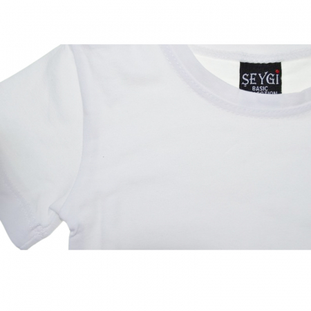 Tricou pentru copii Mini Junior TRCMJ-02, Alb [2]