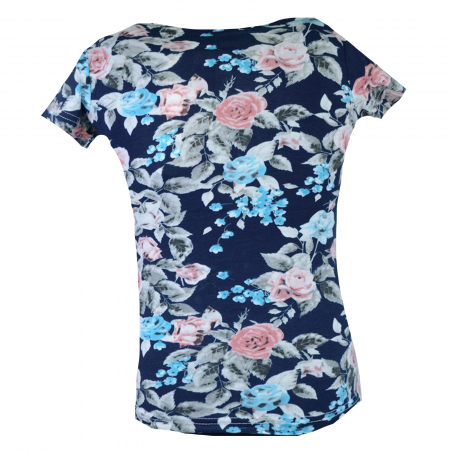Tricou pentru fete Happy House CVC-1151-1, Bleumarin [1]