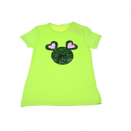 Tricouri fete - Tricou pentru fete Happy House Minnie Mouse WB-2782-128-cm, Verde