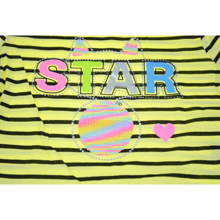 Tricou pentru fete Happy House WB-2783-128-cm, Galben [2]