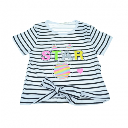 Tricouri fete - Tricou pentru fete Happy House WB-2783A-128-cm, Alb