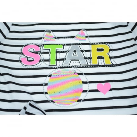 Tricou pentru fete Happy House WB-2783A-128-cm, Alb [2]