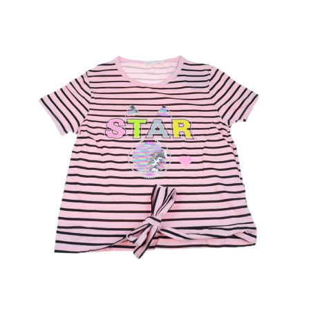 Tricouri fete - Tricou pentru fete Happy House WB-2783R-128-cm, Roz