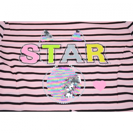 Tricou pentru fete Happy House WB-2783R-128-cm, Roz [2]