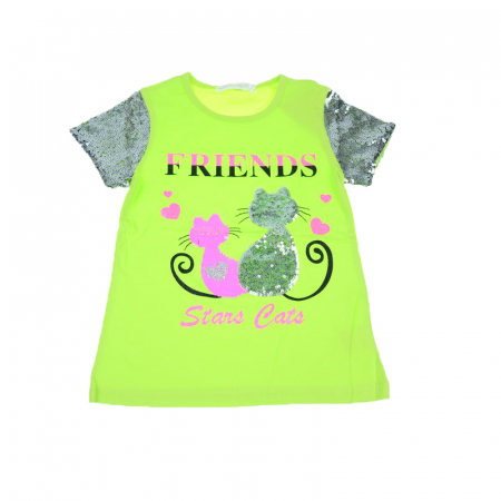Tricouri fete - Tricou pentru fete Happy House WB-2854-116-cm, Verde