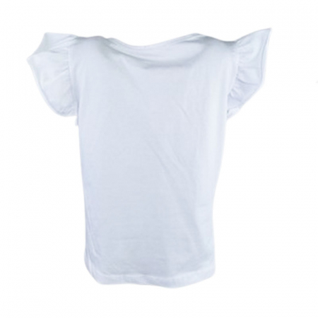Tricou pentru fete Mini Junior HH-0606-1, Alb [3]