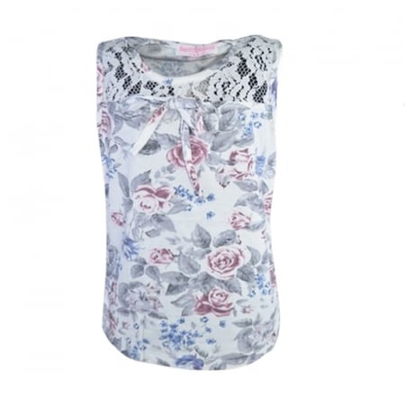 Tricouri fete - Tricou tip tunica pentru fete Happy House CVC-1553-1, Multicolor