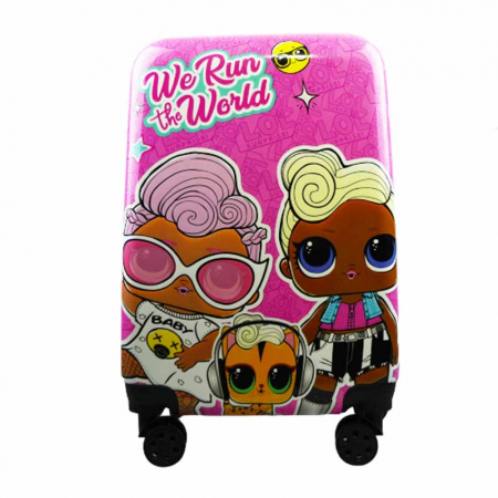 Troler 58 x 35 x 24 cm pentru fete E Plus M LOL 857565R, Roz [0]