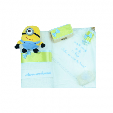Trusou botez - Trusou botez baieti Mini Bimbi Minionii TMB-08
