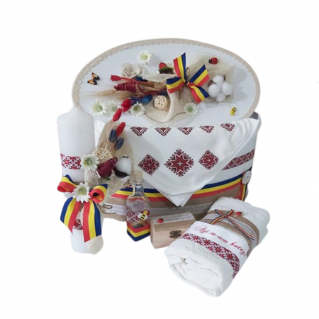 Botezul bebelusului - Trusou pentru botez 8 piese Mini Bimbi TMB-B-13, Multicolor