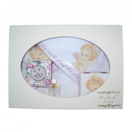 Trusou pentru botez 8 piese Mini Bimbi TMB-B-16, Alb [4]