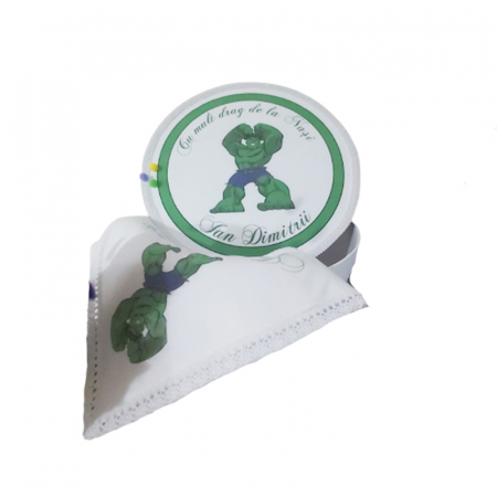 Botezul bebelusului - Trusou pentru botez 8 piese Mini Bimbi TMB-B-5, Alb
