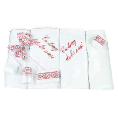 Trusou botez - Trusou pentru botez 8 piese Mini Junior TB-6