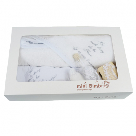 Trusou pentru botez Mini Bimbi 8 piese 41 x 25 [1]