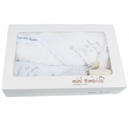 Trusou pentru botez Mini Bimbi 8 piese 41 x 25 [1]