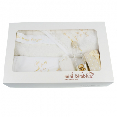 Trusou pentru botez Mini Bimbi 8 piese 41 x 25 [1]