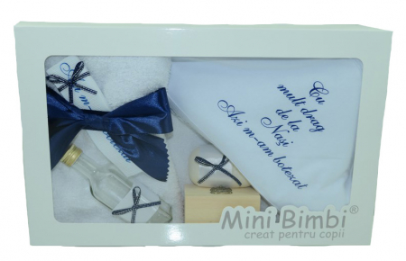 Trusou botez - Trusou pentru botez-Mini Bimbi TBMB6-B