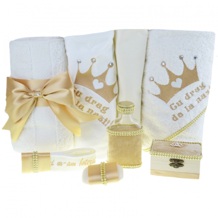 Trusou botez - Trusou pentru botez Talia Style 8 piese TBTS-02