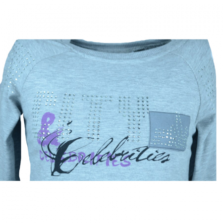 Bluza cu maneca lunga pentru fete Wendee FS39131-1-116, Gri [1]