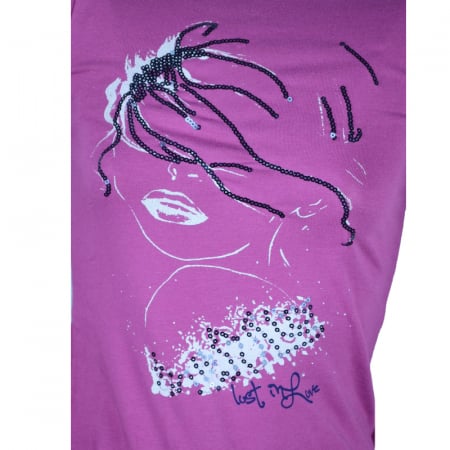 Bluza cu maneca lunga pentru fete Wendee FS39126-1-98, Mov [1]